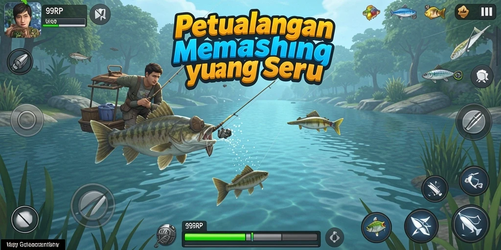Tangkapan ikan besar dalam aksi di 99RP.
