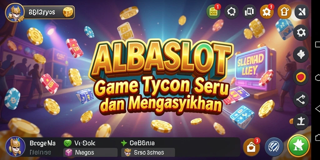 Tampilan gameplay menarik dari ALBASLOT dalam genre Tycoon.