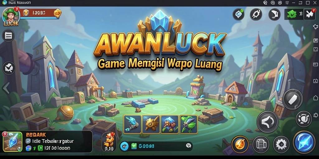 Tampilan gameplay AWANLUCK menunjukkan keseruan game Idle yang mengasyikkan.