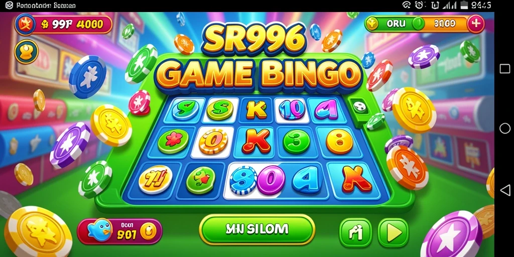 Tampilan gameplay bingo yang seru dan menarik dari SR996.