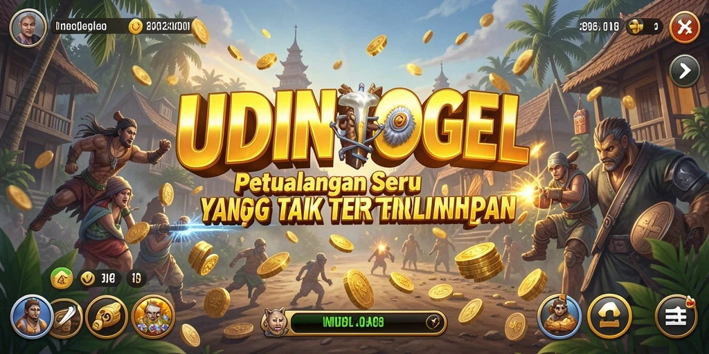 Tampilan gameplay seru dalam petualangan UDINTOGEL.